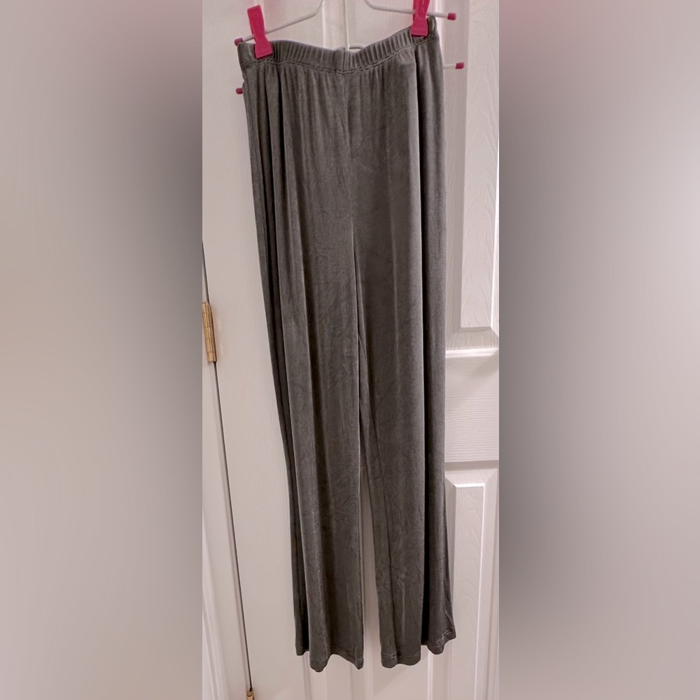 Elegant Wide Leg Gray Pants